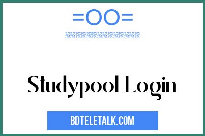 studypool login|studypool online assignment.